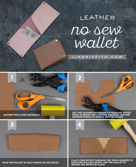 Diy Leather Wallet Lia Griffith