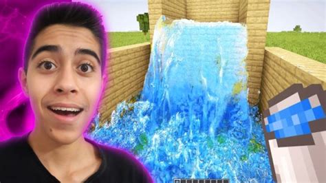 ماینکرافت واقعی آب واقعی در ماینکرفت ماین کرافت ماین کرفت Minecraft