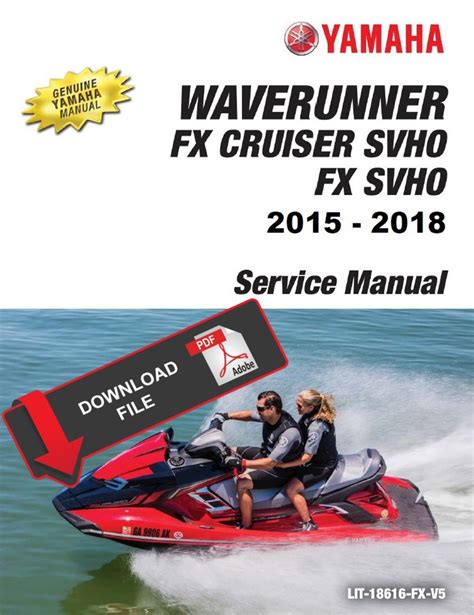 Yamaha 2016 Waverunner Fx Cruiser Svho Service Manual