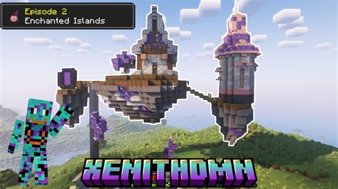 I Built Amethyst Islands In Minecraft Hardcore Ep 2 Minecraft Fyp
