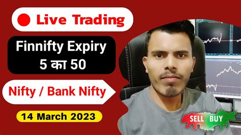 Live Trading Finnifty Expiry 14 March Trading Setup For Bank Nifty