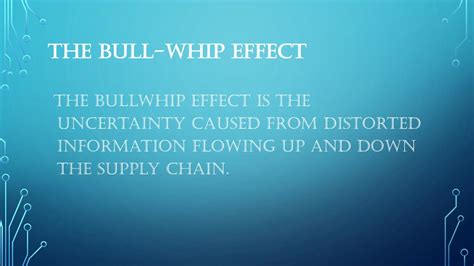 The Bull Whip Effect Explained Ppt T L Charger