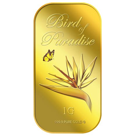 1g Bird Of Paradise Gold Bar Buy Gold Silver In Singapore Buy