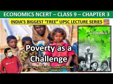 Economics NCERT Class 9th Chapter 3 Poverty As A Challenge NCERT