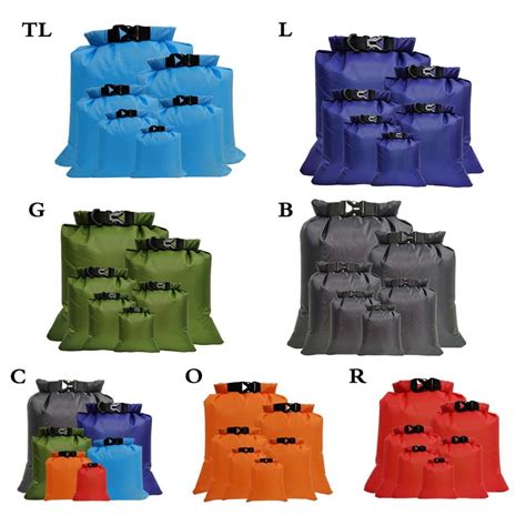 Waterproof Dry Bag Backpack 6 Pack Gym Bag Dry Sacks Lightweight