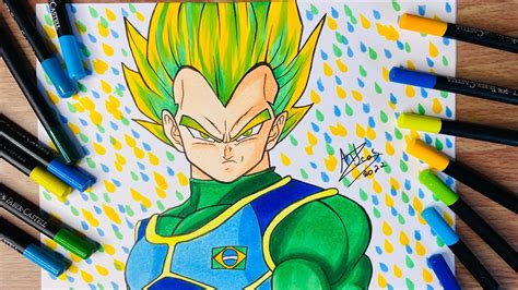 Como Desenhar O Vegeta Brasileiro Passo A Passo YouTube