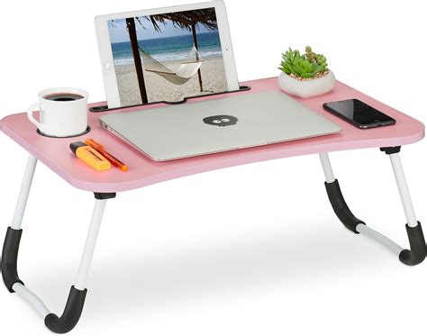 Amazon De Relaxdays Laptoptisch F R Couch Klappbar Tablethalter