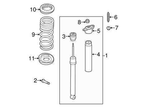 Ford Oem New Ford Escape Left Right Shock Absorber