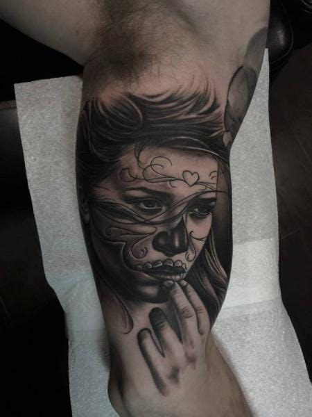 45 Gorgeous Day Of The Dead Women Tattoos • Tattoodo