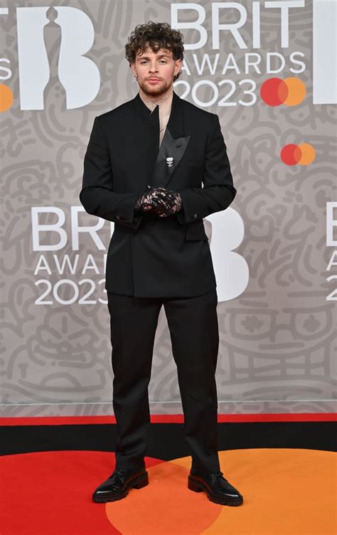 Tom Grennan at the 2023 Brits | Brits 2023: See the Best Celebrity Red ...