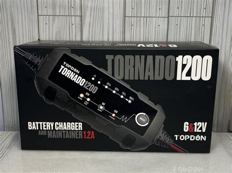 Topdon Tornado 1200 Battery Charger Maintainer 1 2A EBay