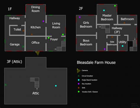 Phasmophobia Bleasdale Farmhouse Map - SteamAH