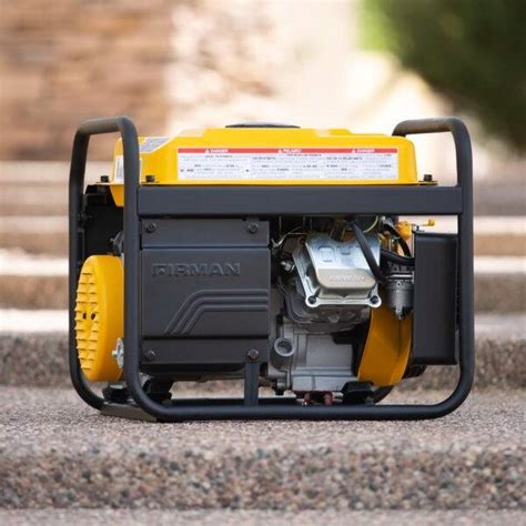 FIRMAN P01202 1500 1200 Watt Recoil Start Gas Portable Generator At