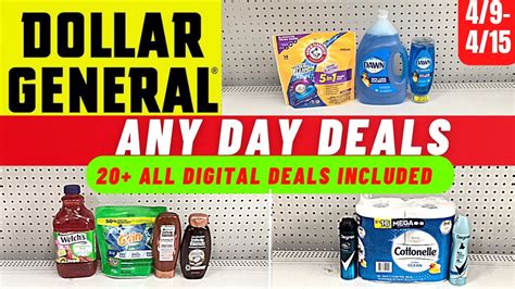 Dollar General Couponing 🚨 Any Day Deals Over 20 All Digital Deals