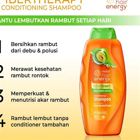 Jual Gm Ty Paket Isi Makarizo Hair Energy Fibertherapy Conditioning