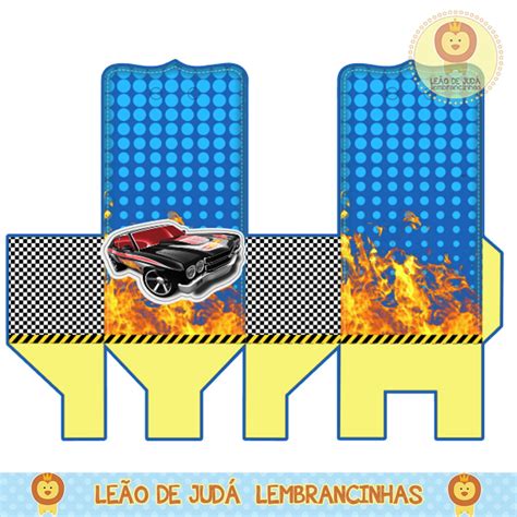 Caixinha Para Festa Hot Wheels Elo Produtos Especiais