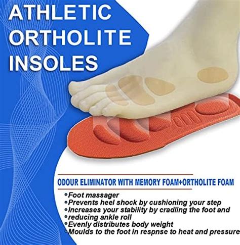 Memory Foam Plantar Fasciitis Orthotic Orthopedic Shoe Soles Insoles