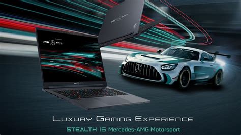 MSI And Mercedes AMG Team Up To Create A Sleek And Powerful Gaming