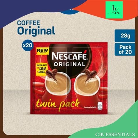 NescafÉ Original 3 In 1 Coffee Twin Pack 56g Pack Of 20 Lazada Ph