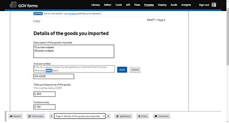 GOV Forms