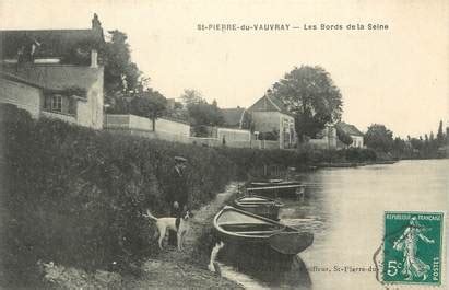 CPA FRANCE 27 St Pierre De Vauvray Les Bords De La Seine 27 Eure