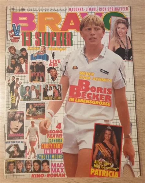 BRAVO 39 1985 Madonna Patrick Duffy Depeche Mode Nena Modern