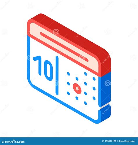 Ilustraci N Vectorial De Icono Isom Trico De Calendario De Citas