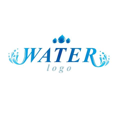 Premium Vector Pure Aqua Ecology Vector Logo Human Water Reserves