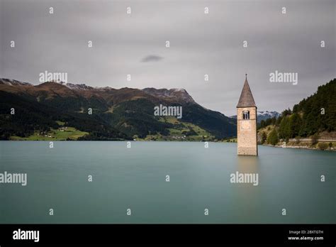 Lake Reschen Italy Hi Res Stock Photography And Images Alamy