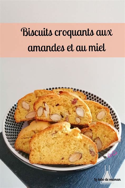 Biscuits Croquants Aux Amandes Et Au Miel Companion Ou Non Recette