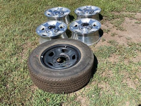 Ford Aluminum Rims And Spare Tire And Rim Bigiron Auctions