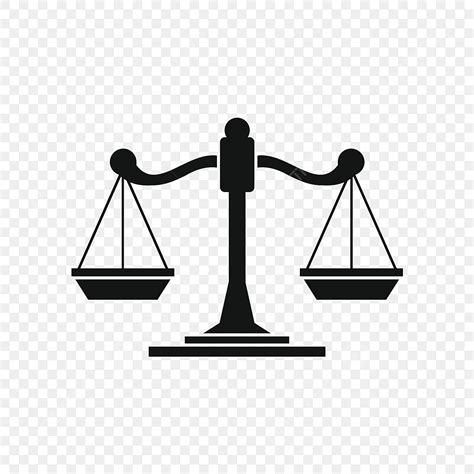 Justice Scale Clipart Transparent Background, Scales Of Justice Icon Simple Style, Style Icons ...