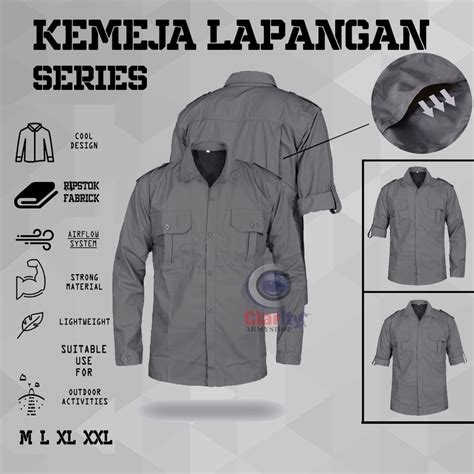 Jual Cod Kemeja Pdl Lapangan Baju Kerja Outdoor Tactical Hiking Gunung