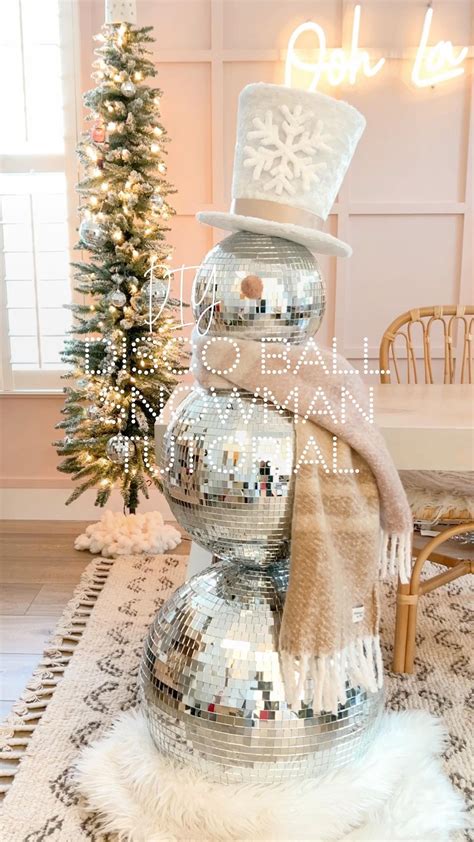Diy Disco Ball Snowman Artofit
