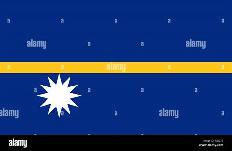 Bandera De Nauru Ilustracion Vectorial Fotograf As E Im Genes De Alta