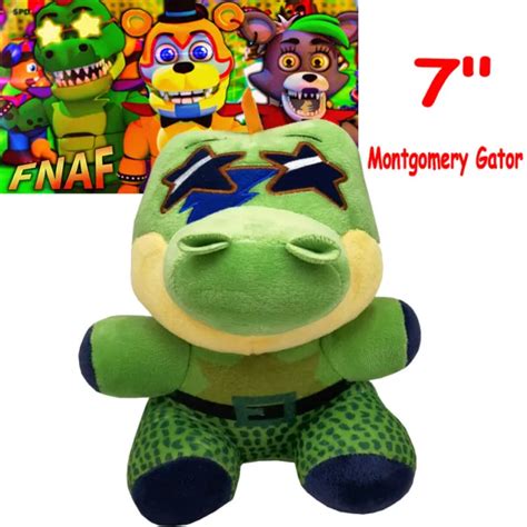 Fnaf Montgomery Gator Plush Rare Security Breach Five Nights At Freddy