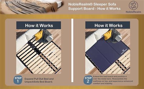 Amazon Noblerealm Foldable Box Spring Bunkie Board Sleeper