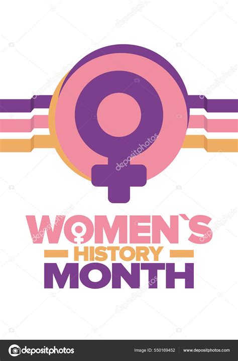 Womens History Month March Womens Rights Equality Girl Power World