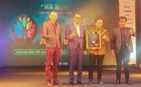 PT Timah Raih Indonesia Best CSR Award 2023 Dari The Iconomics Dan LPP