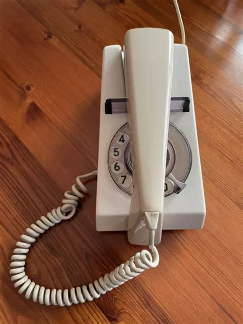 Vintage S Gpo Bt Trim Rotary Dial Phone Ivory Picclick Uk