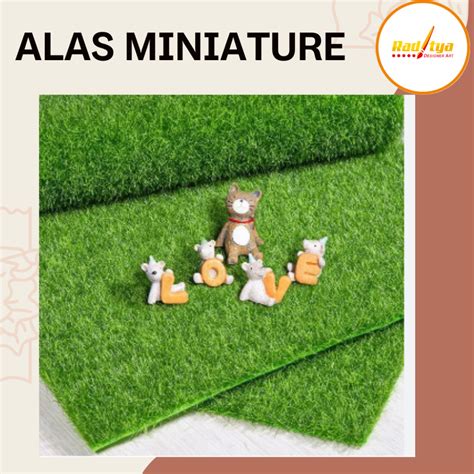 Jual Rumput Sintetis Alas Miniatur Ukuran X Cm Dari Rda Official