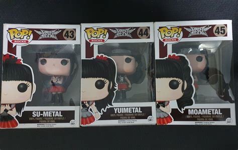 Babymetal Funko Pop Figures set, Hobbies & Toys, Memorabilia ...