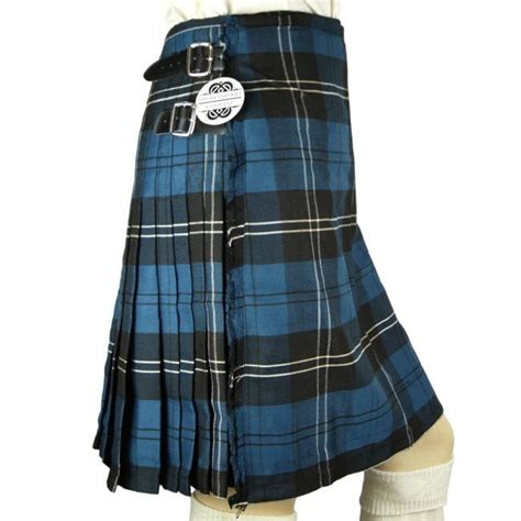 Ramsey Blue Tartan Heavyweight Poly Viscose Formal 8 Yard Kilts