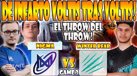 Nigma Vs Winter Bear Bo Game Matthew Miracle Sumail Vs Jeezy Esl