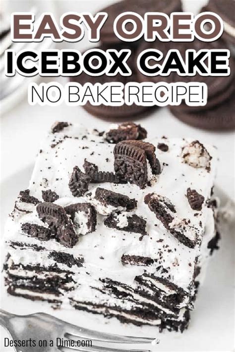 Oreo Icebox Cake And Video 3 Ingredient Oreo Icebox Cake Recipe