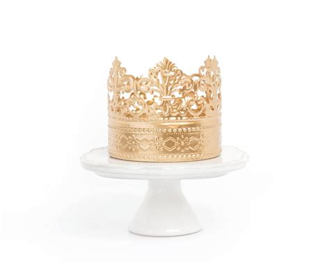 Crown Cake Topper Gold Crown For Wedding Cake Topper Mini Etsy Canada