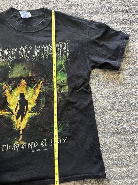 Vintage 2003 Cradle Of Filth Damnation And A Day T Shirt Size Large Ebay