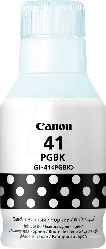 TINTE GI 41PGBK Bottle Of Ink Canon Black GI 41PGBK Original