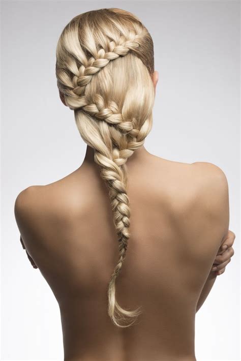 Long Braid Creative Hairstyle Geflochtene Frisuren Flechtfrisuren Langhaarfrisuren