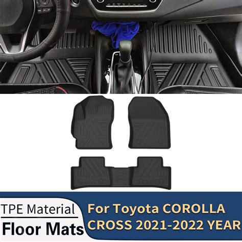 For Toyota Corolla Cross Auto Car Floor Mats All Weather Tpe